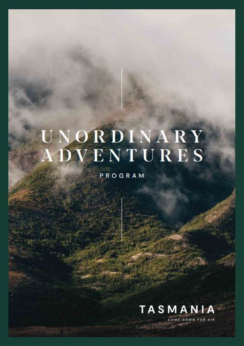 Unordinary Adventure Cover - Tasmanian Mountain 